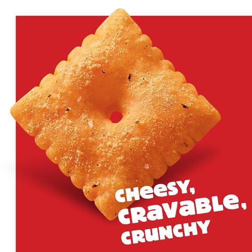 Cheez-It Baked Snack Crackers, Lunch Snacks, Smoked Cheddar, 12.4Oz Box (1 Box)
