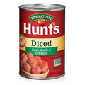 Hunts Diced Tomatoes With Basil, Garlic & Oregano, Keto Friendly, 14.5 Oz