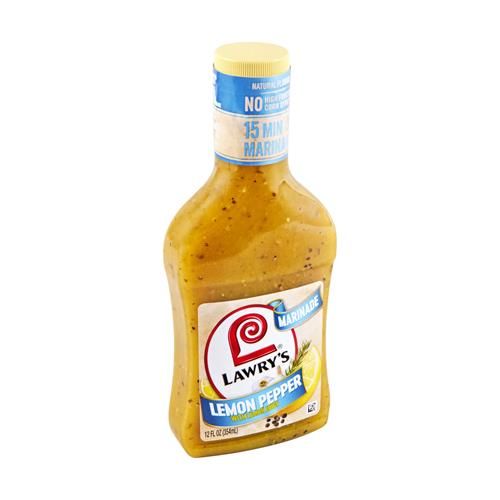 Lawrys Lemon Pepper With Lemon Juice Marinade, 12 Fl Oz