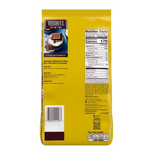 Hersheys Miniatures Assorted Chocolate Candy Party Pack, 35.9 Oz