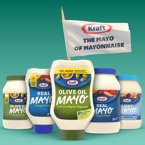 Kraft Mayo With Olive Oil Reduced Fat Mayonnaise, 22 Fl Oz Bottle
