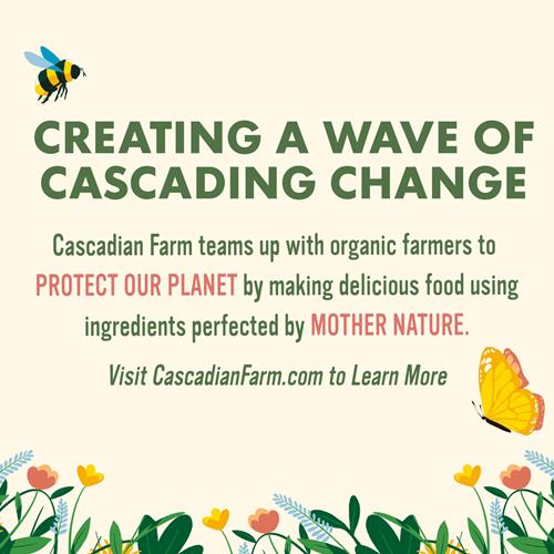 Cascadian Farm Organic Granola, Oats And Honey Cereal, Resealable Pouch, 11 Oz