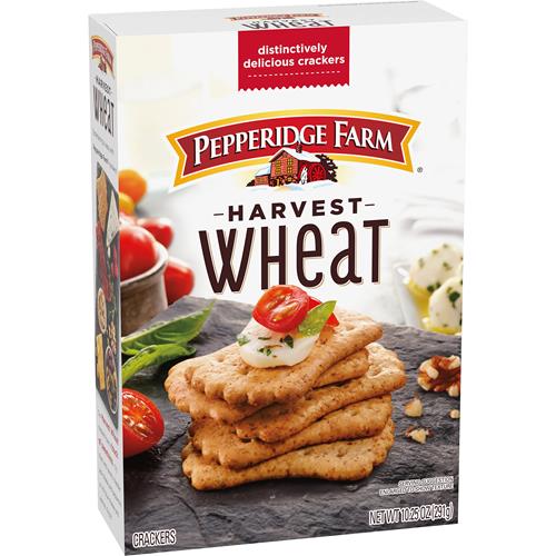 Pepperidge Farm Harvest Wheat Crackers, 10.25 Oz Box