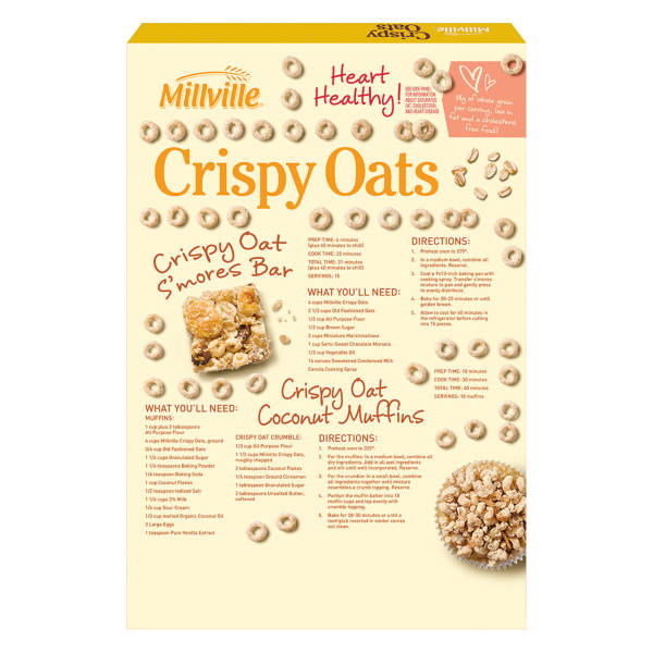 Millville Crispy Oats Cereal, 12 oz