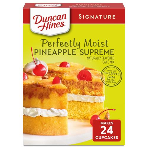 Duncan Hines Signature Cake Mix, Pineapple Supreme, 15.25 Oz