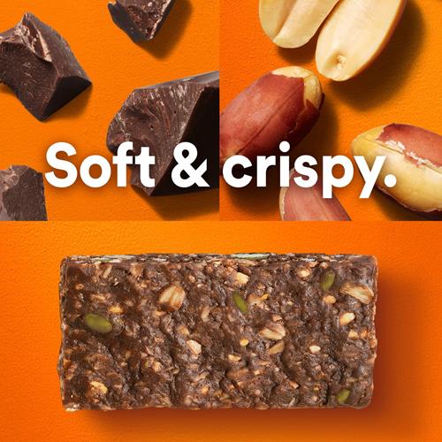Rxbar Nut Butter And Oat Protein Bars, Protein Snacks, Snack Bars, Dark Chocolate Peanut Butter, 23.2Oz Box (12 Bars)
