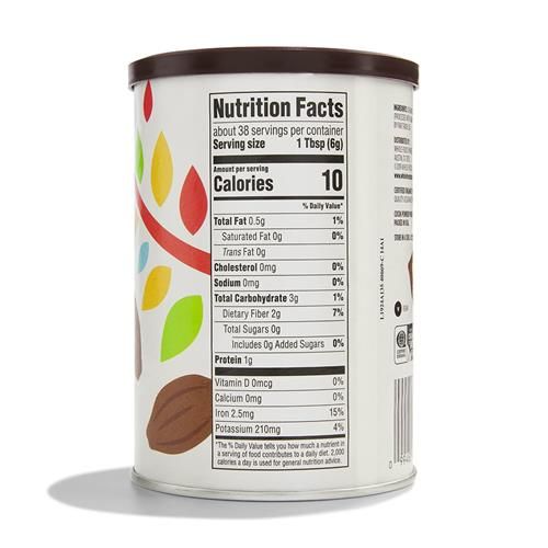 Whole Foods Market Organic Cocoa Powder, Unsweetened, 8 Ounce
