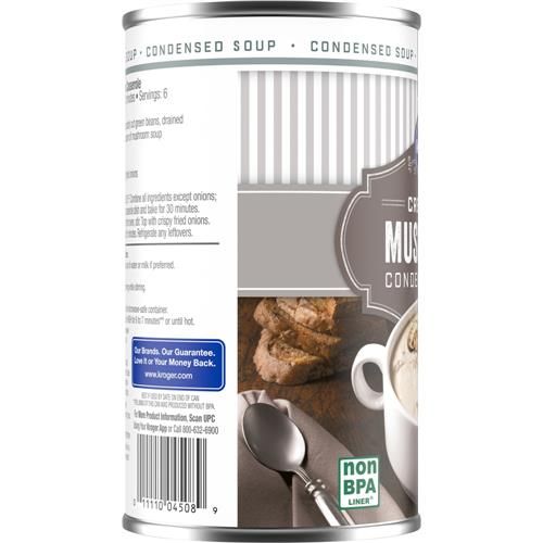 Kroger Cream of Mushroom Condensed Soup 26 oz