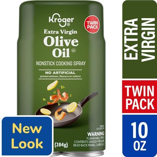 Kroger Extra Virgin Olive Oil Cooking Spray Twin Pack 2 pk / 5 oz