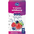 Kroger Vitamin Zero Sugar Wildberry Drink Mix Packets 10 packets