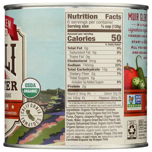 Muir Glen Organic Chili Starter With Jalapenos, 28 Oz
