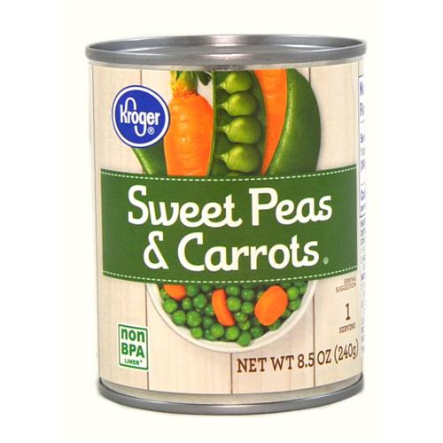 Kroger Sweet Peas & Carrots 8.5 oz