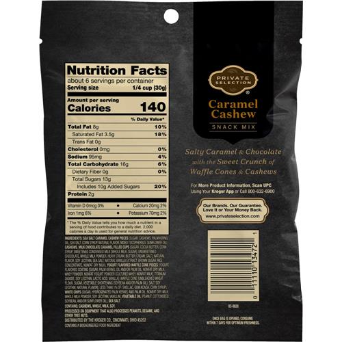 Private Selection Caramel Cashew Trail Mix 6 oz