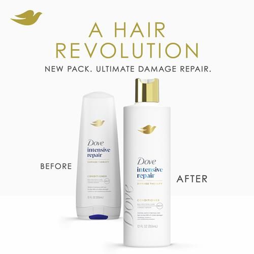 Dove Conditioner Intensive Repair For Damaged Hair With Bio-Protein Care Technology And Amino Serum 12 Fl Oz