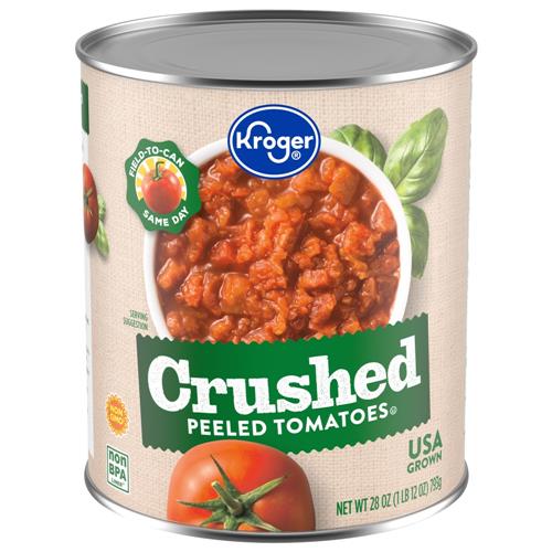 Kroger Crushed Peeled Tomatoes 28 oz
