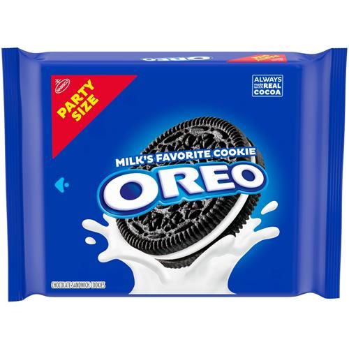 Oreo Chocolate Sandwich Cookies, Party Size, 24.16 Oz