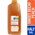 Kroger Real Brewed Peach Sweet Decaf Tea 64 fl oz