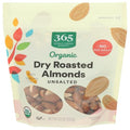 Whole Foods Market, Organic Dry Roasted & Unsalted Almonds, 10 Oz