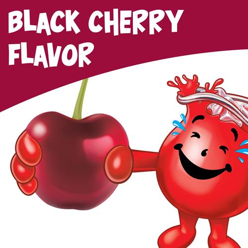 Kool-Aid Unsweetened Black Cherry Powdered Soft Drink Mix, 0.13 Oz Packet