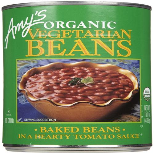 Amys Organic Vegetarian Baked Beans - 15 Oz