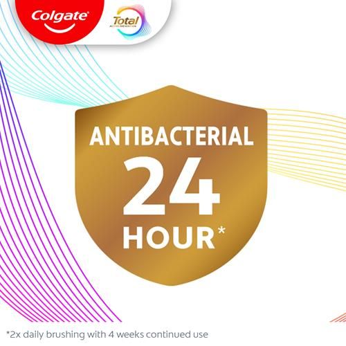 Colgate Total Active Prevention Fresh Mint Toothpaste, Anticavity Toothpaste With Fluoride, Clinically Proven To Help Fight Plaque Bacteria, Helps Minimize Bad Breath, 2 Pack, 5.1 Oz