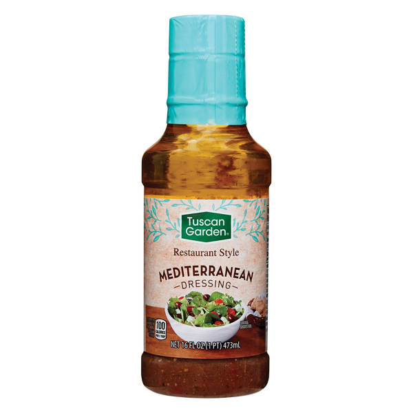 Tuscan Garden Restaurant  Style Mediterranean Salad Dressing, 16 oz