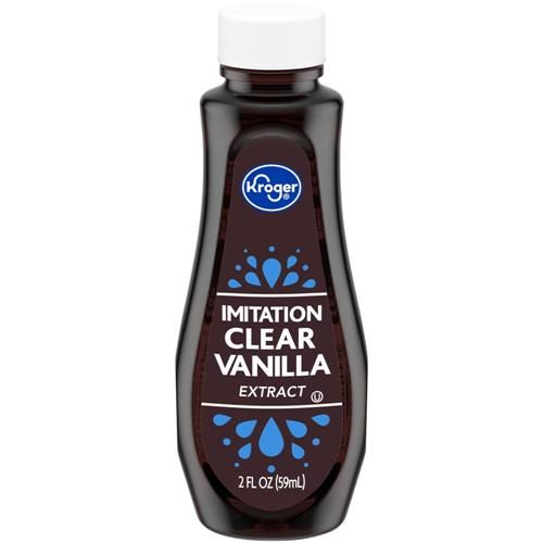 Kroger Clear Imitation Vanilla Extract 2 fl oz