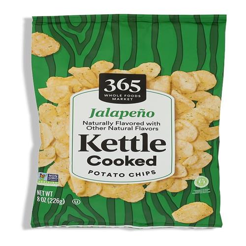 Whole Foods Market Jalapeno Kettle Potato Chips, 8 Oz