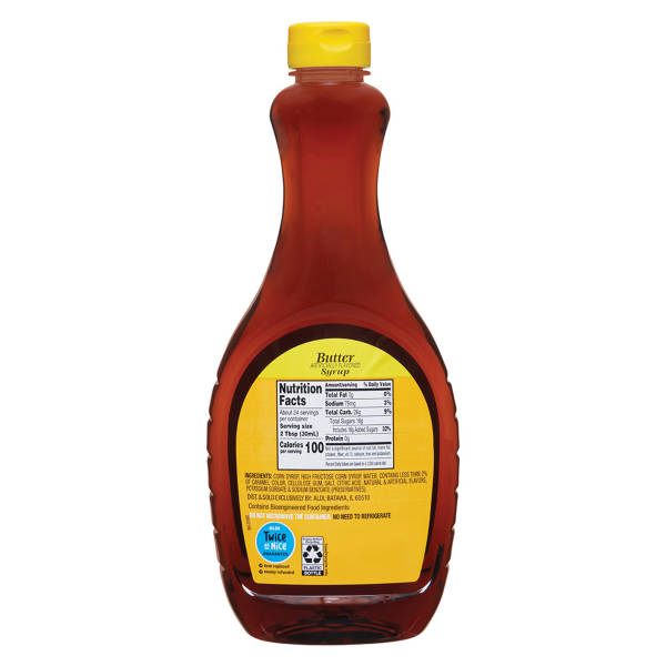 Millville Butter Flavored Pancake Syrup, 24 oz