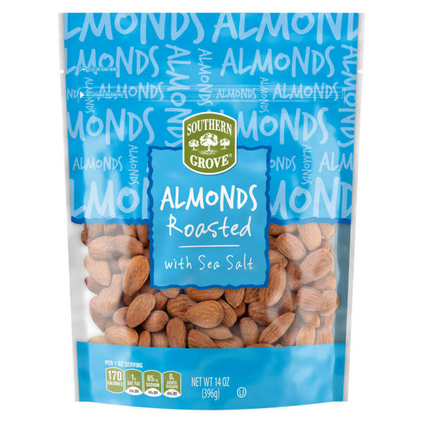 Southern Grove Oil Roasted and Salted Almonds, 14 oz