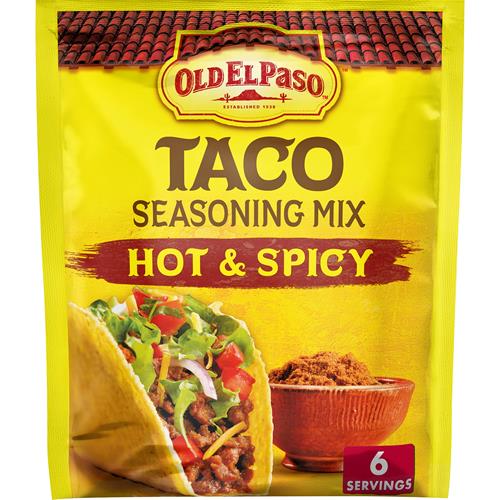Old El Paso Hot & Spicy Taco Seasoning, 1 Oz.