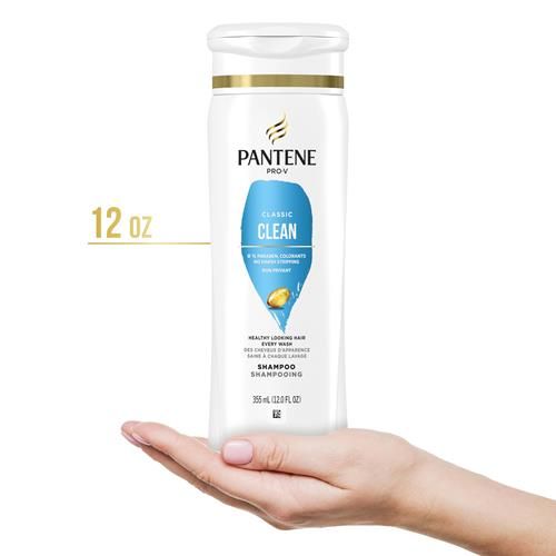 Pantene Pro-V Classic Clean Shampoo, 12.0Oz