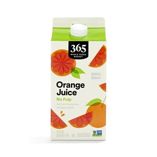 Whole Foods Market Orange Juice, No Pulp, 52 Fl Oz