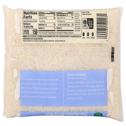 Whole Foods Market, Organic Jasmine Thai White Rice, 32 Oz