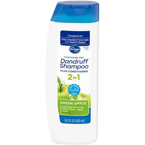 Kroger Green Apple 2 in 1 Dandruff Shampoo Plus Conditioner 14.2 fl oz