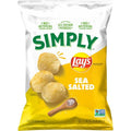 Simply Lays Sea Salted Thick Cut Potato Chips, 8.5 Oz