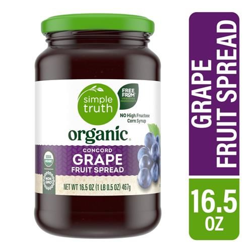 Simple Truth Organic Grape Fruit Spread 16.5 oz