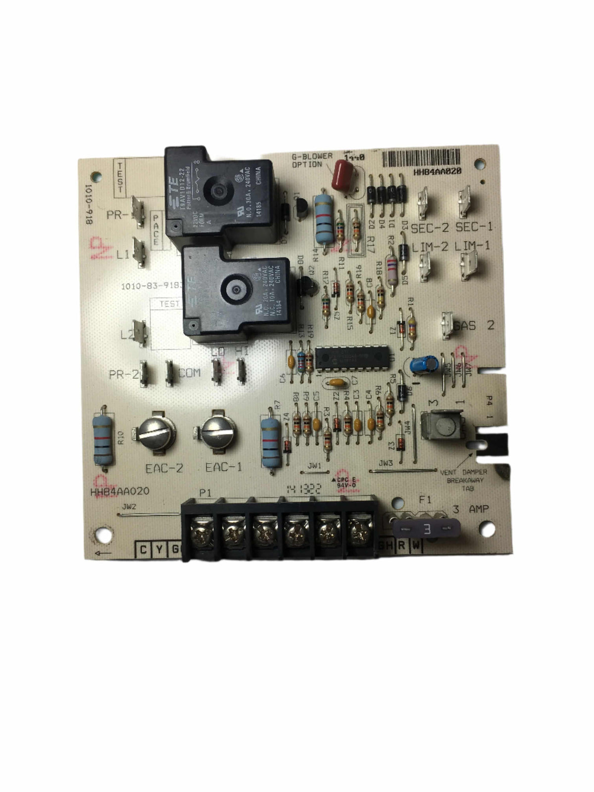 Carrier Bryant HH84AA020 Control Board