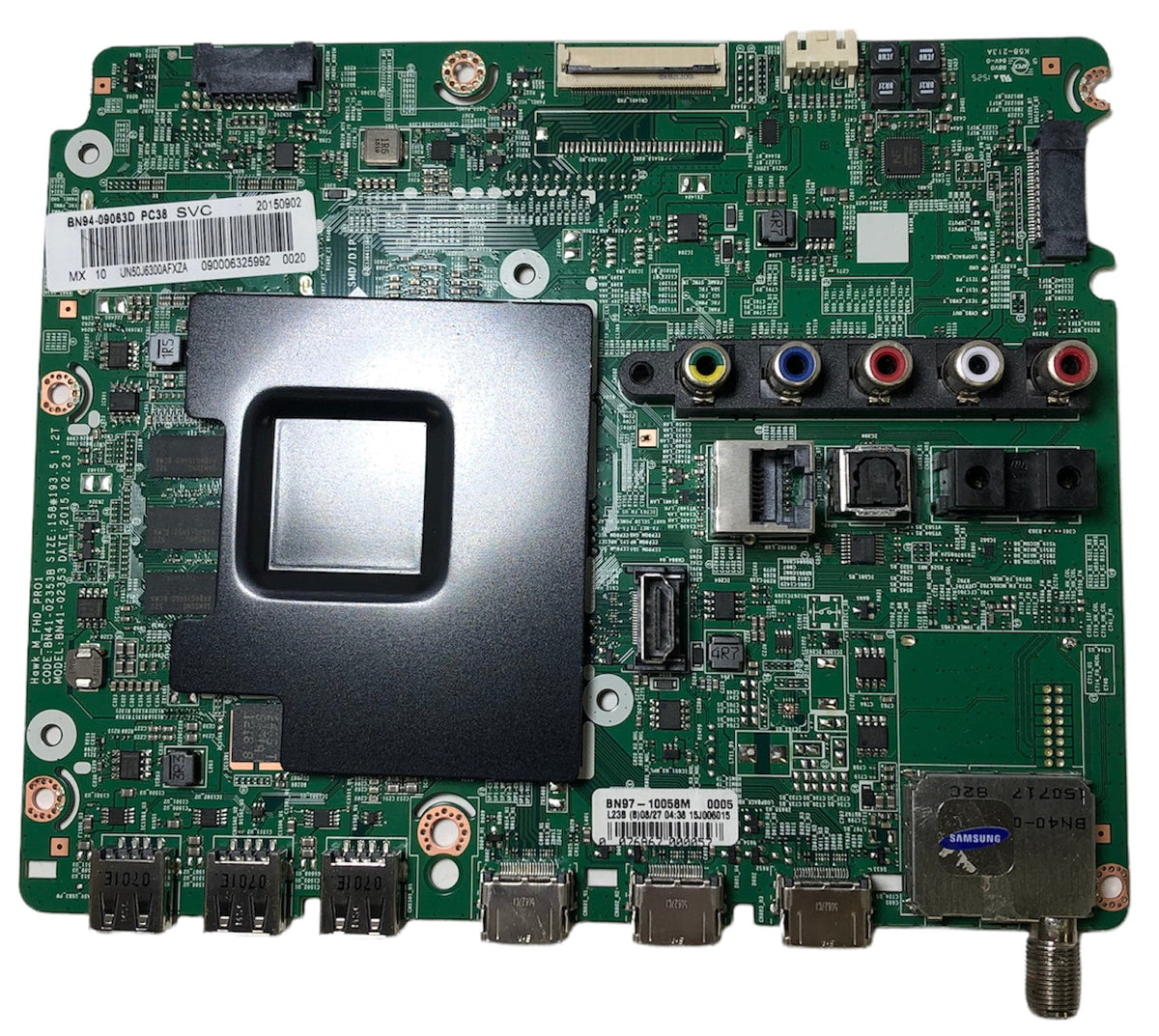Samsung BN94-09063D Main Board for UN50J6300AFXZA (Version DH02)