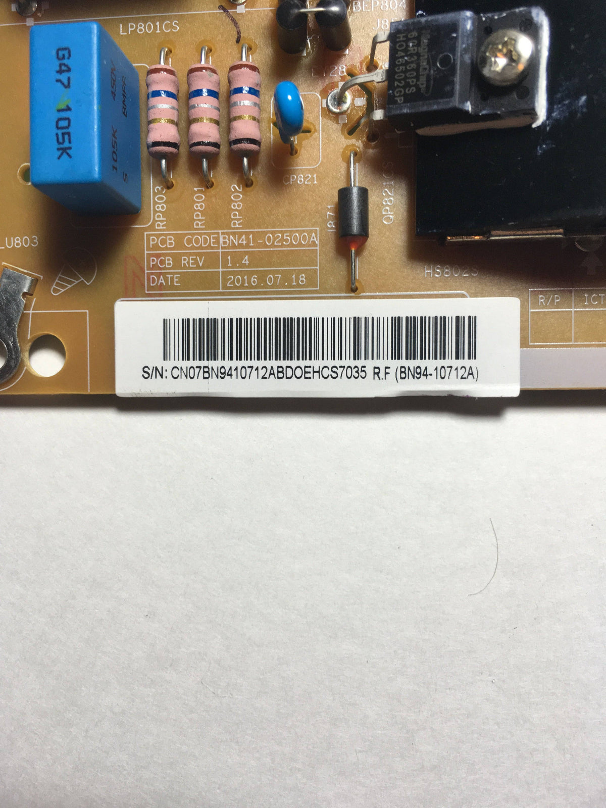 BN94-10712A Samsung Power Supply for UN55KU6290FXZC