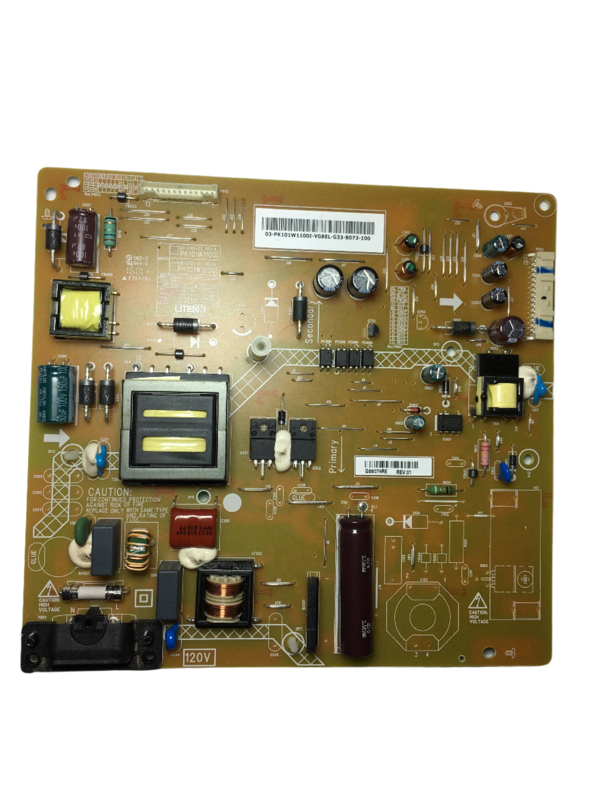 Toshiba PK101W1100I Power Supply / LED Board for 49L310U