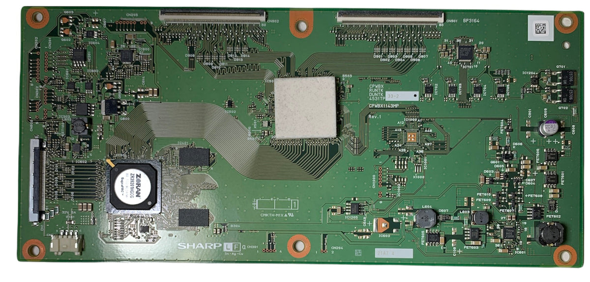 Sharp RUNTK4531TP (CPWBX4531TP) T-Con Board for PN-E702
