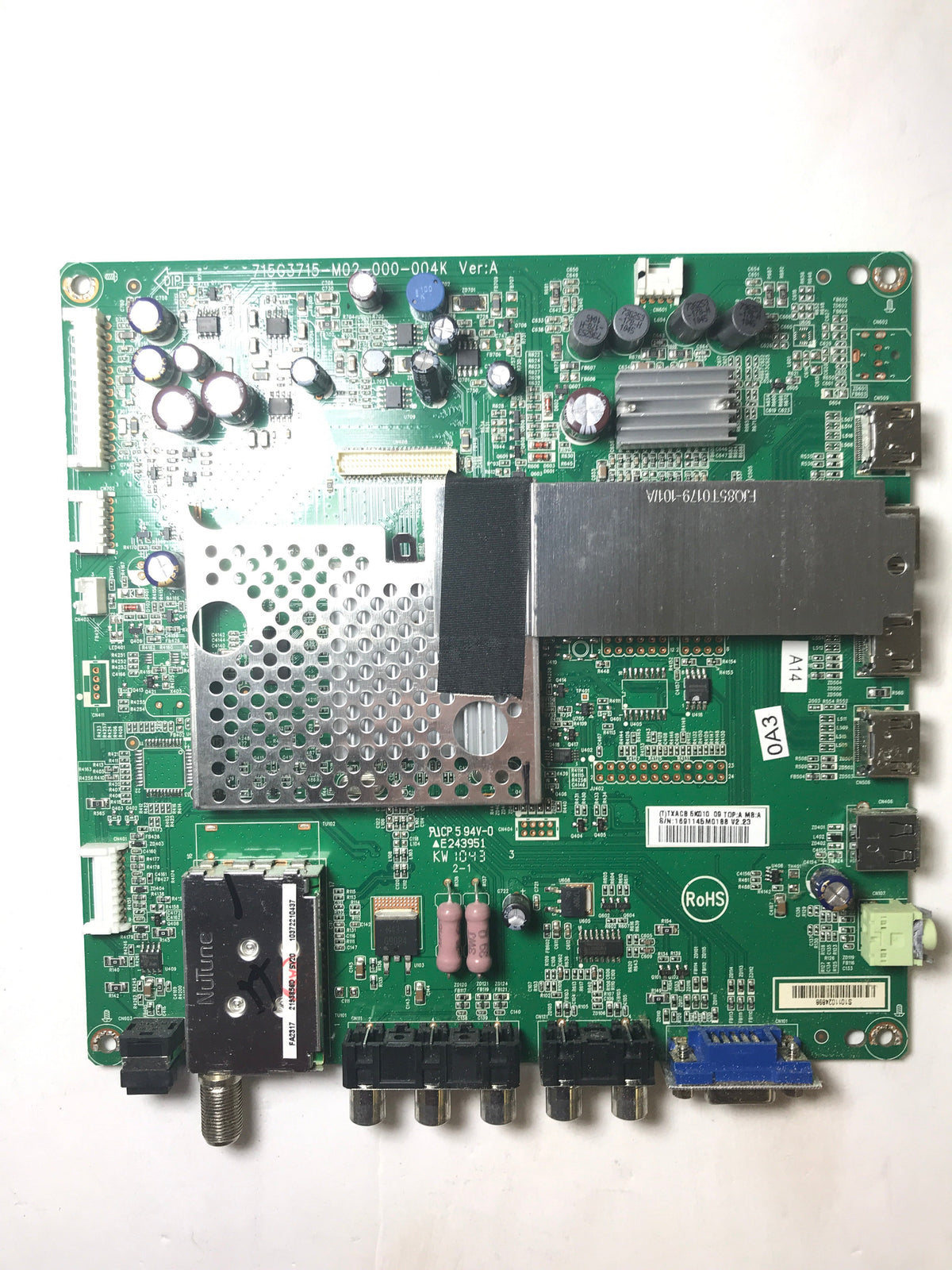 Vizio 756TXACB5K010 Main Board for E550VA