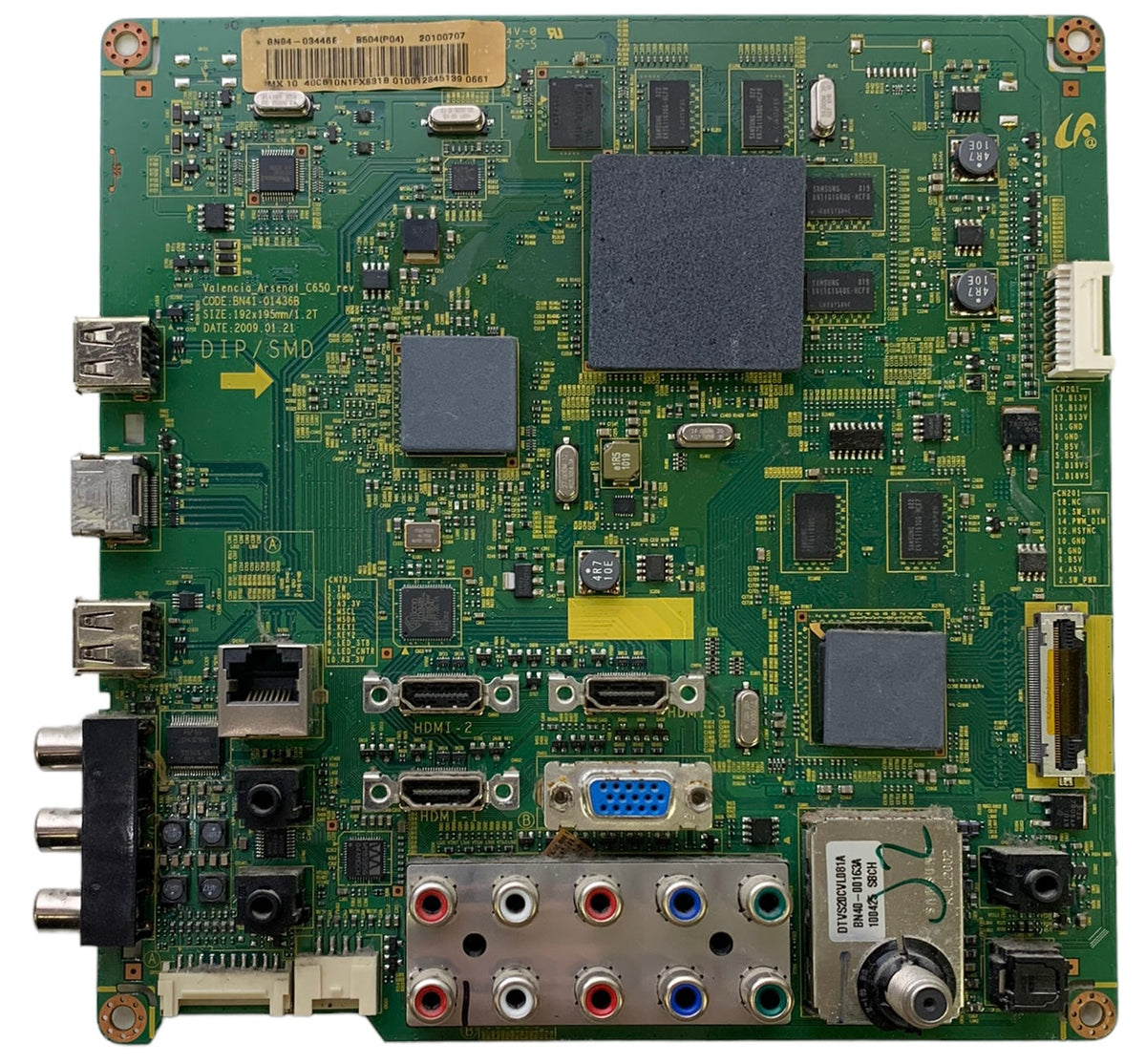 Samsung BN94-03446E Main Board for LN40C610N1FXZA