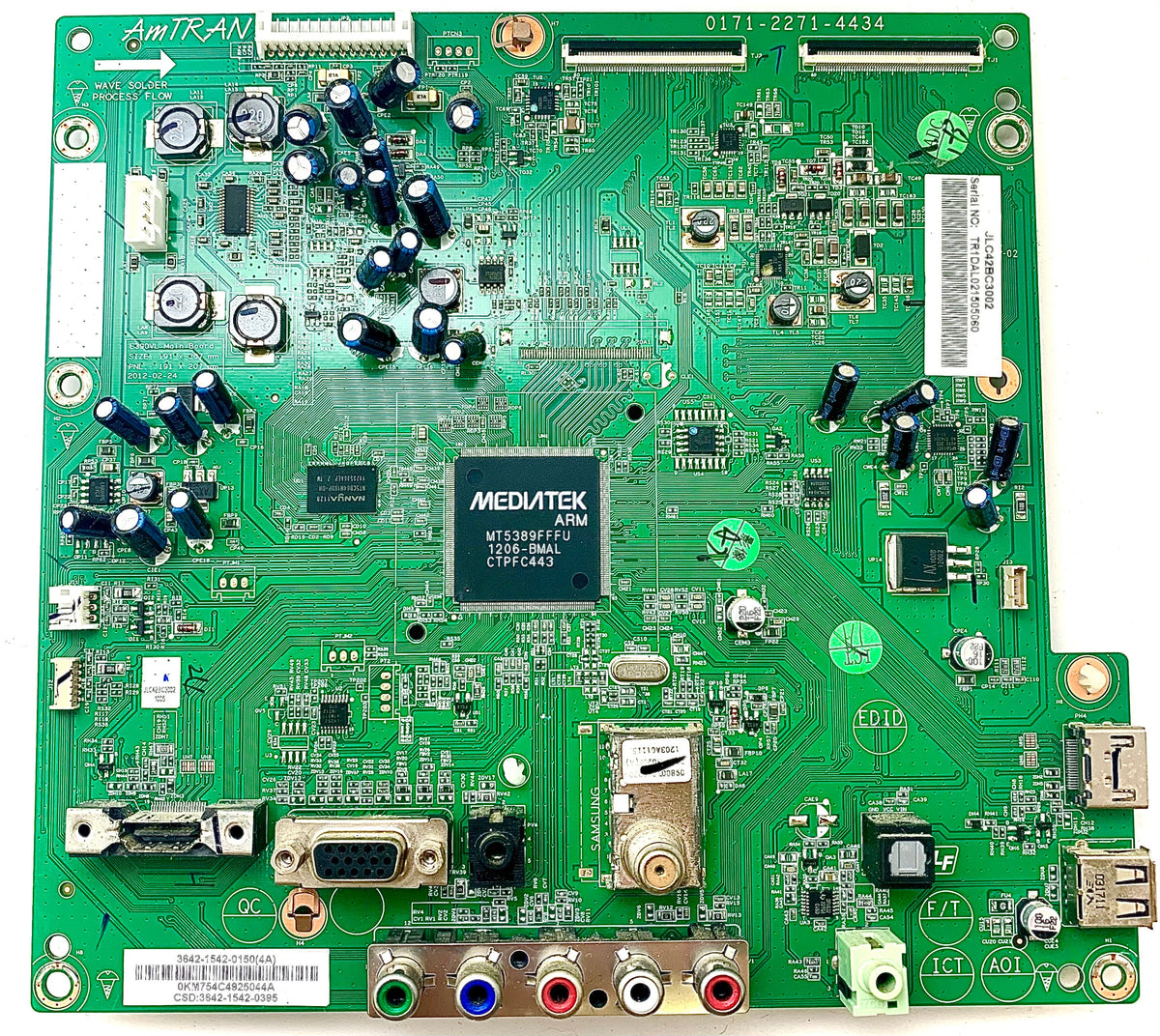 JVC 3642-1542-0150 (0171-2271-4435) Main Board for JLC42BC3002