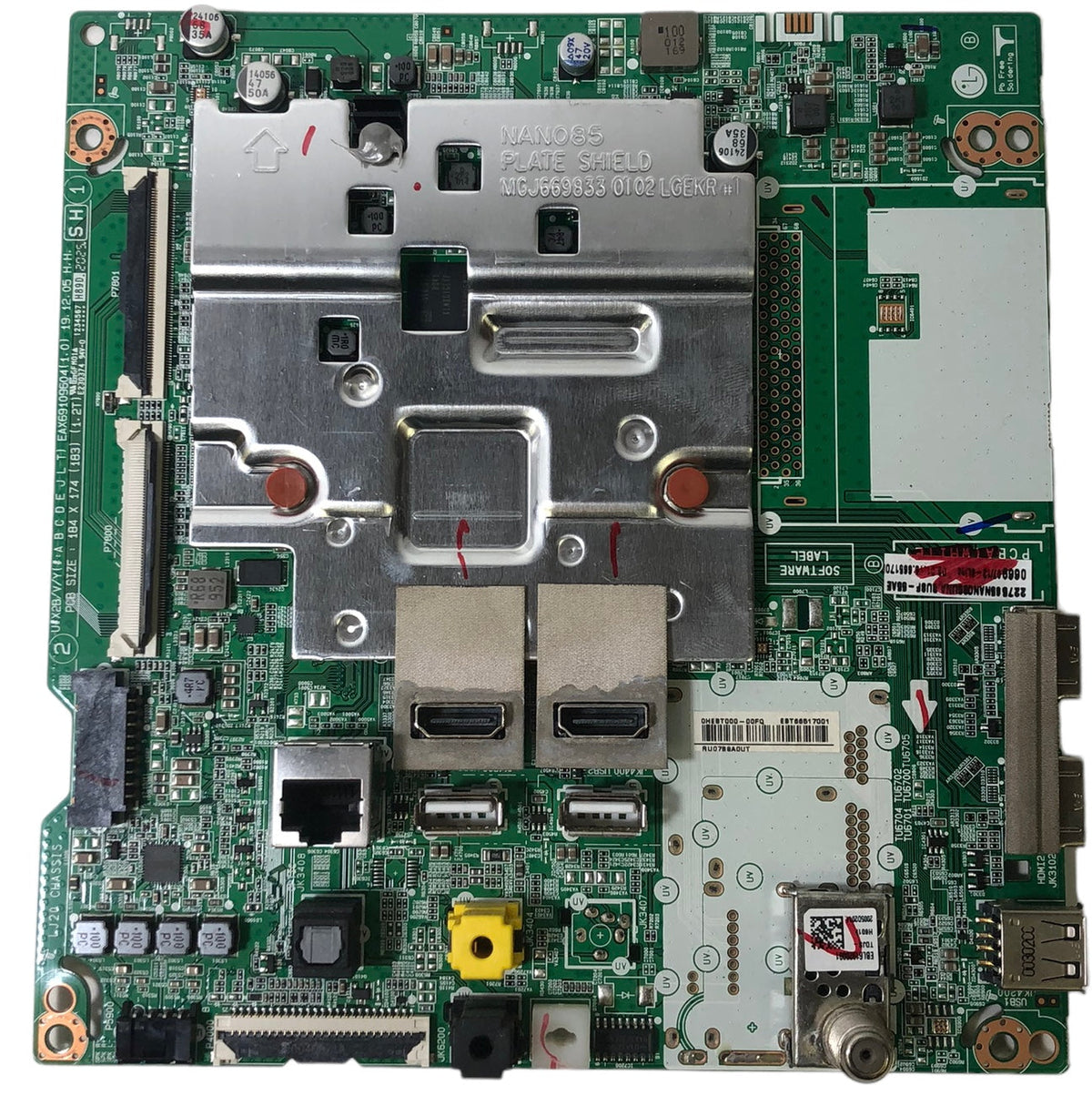 LG EBT66517001 Main Board for 65NANO85UNA