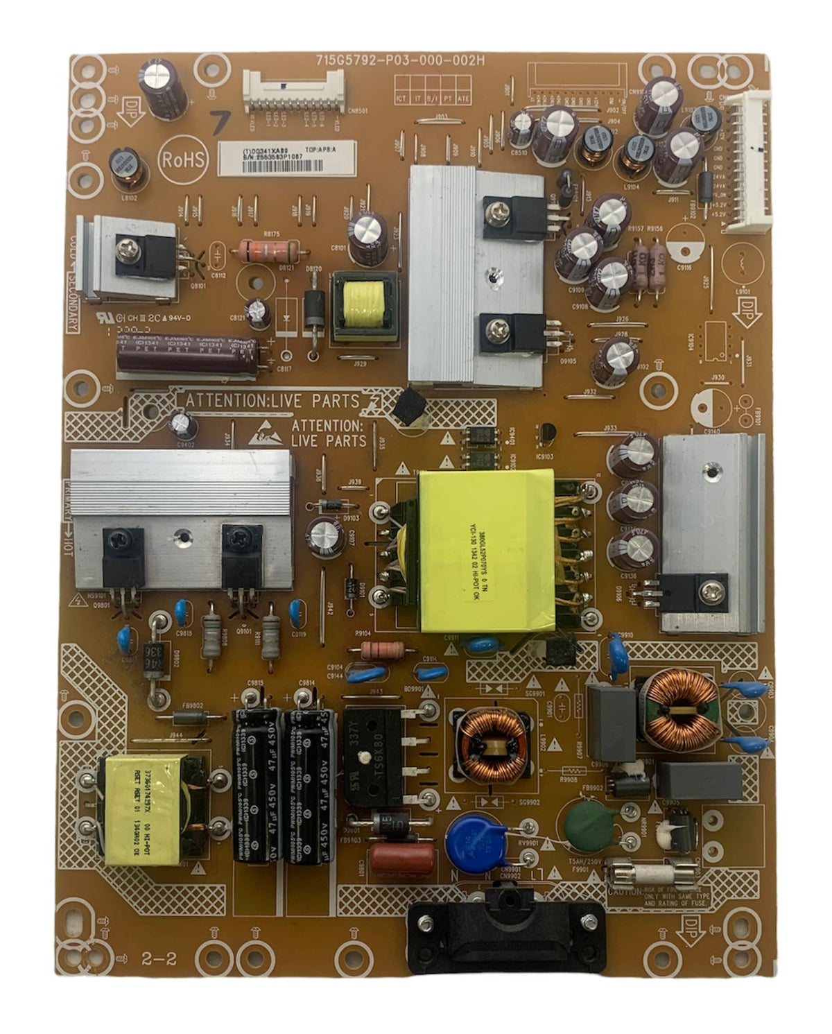 Sharp PLTVDQ341XAB9 Power Supply / LED Board for LC-42LB150U
