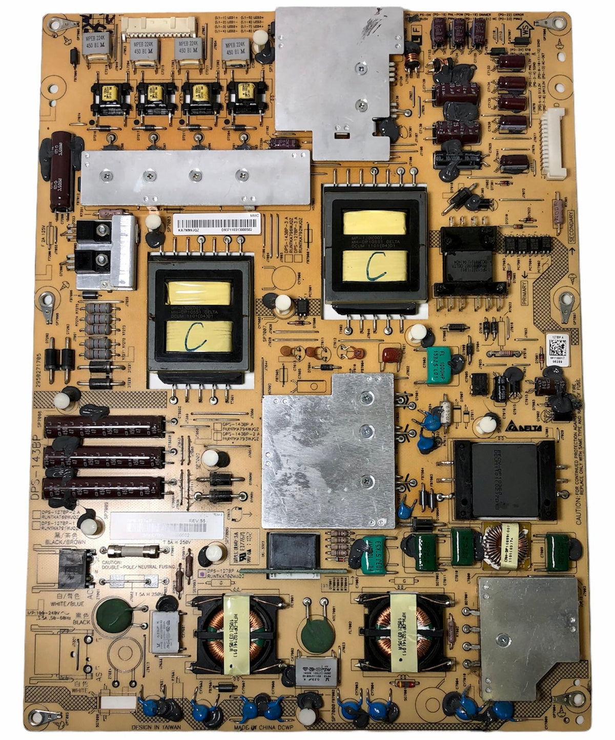 Sharp RUNTKA790WJQZ (DPS-127BP A) Power Supply Unit