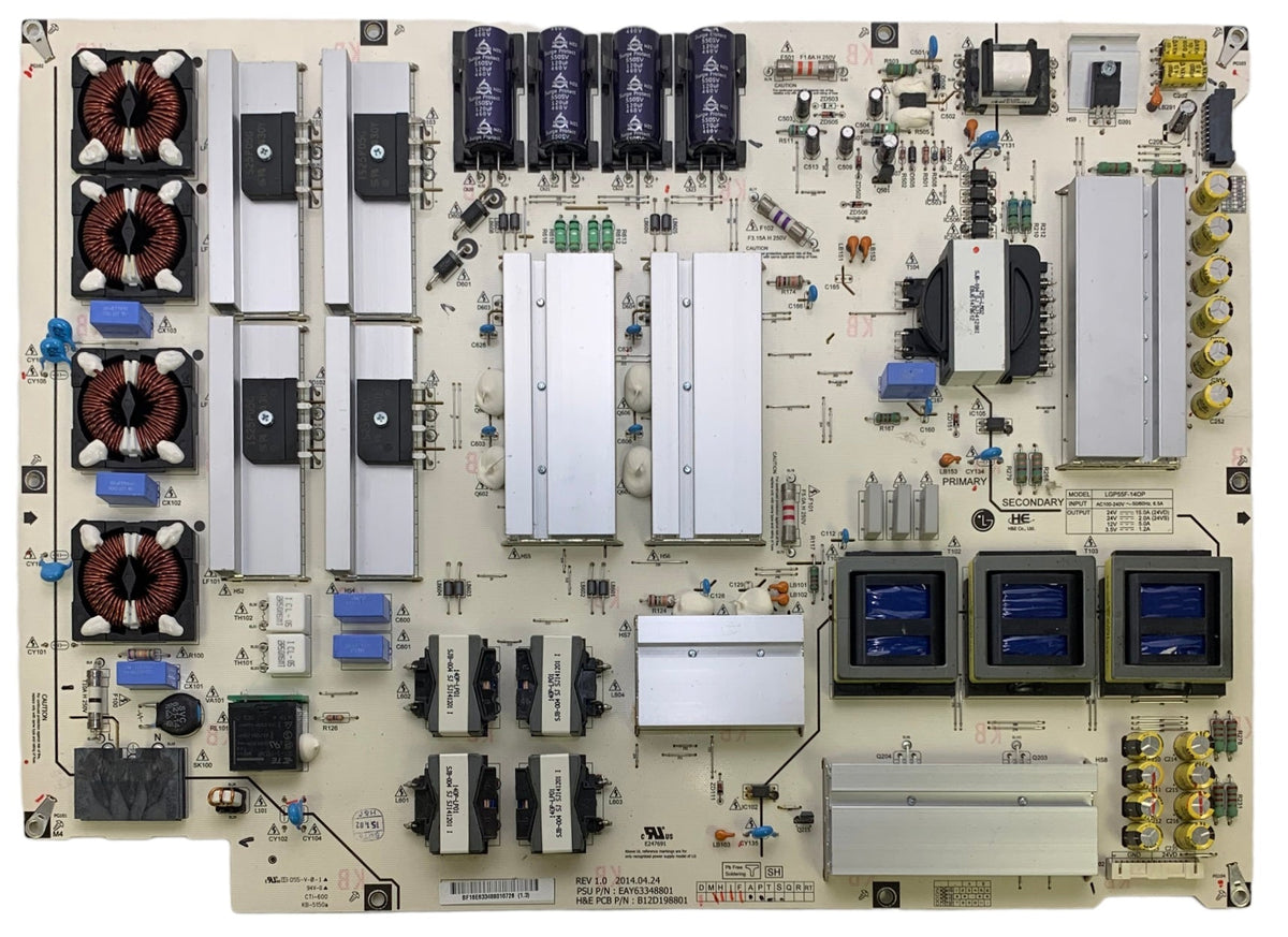 LG EAY63348801 Power Supply / LED Board 55EC9300-UA