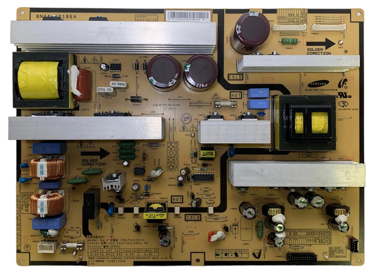 Samsung BN44-00186A (SP55P) Power Supply for LNT5281FX/XAA
